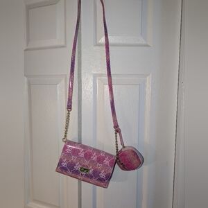 Betsey Johnson Pink Crossbody Bag Set